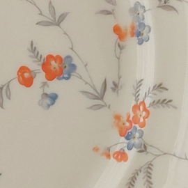 Wandbord bloemen oranje