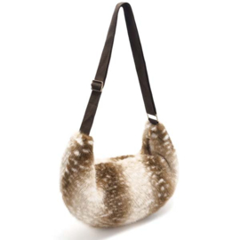 Schoudertas bambi print bruin - Bambi Chic
