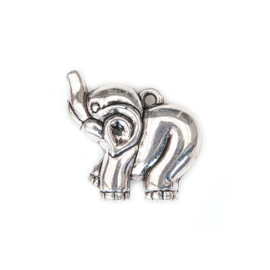 Bedel olifant groot zilver