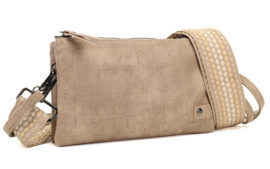 Schoudertas en Crossbody Tas Taupe – Sheffield