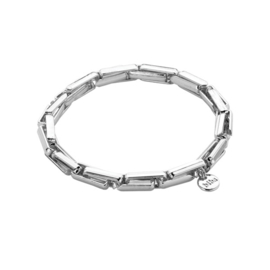 Biba schakelarmband zilver