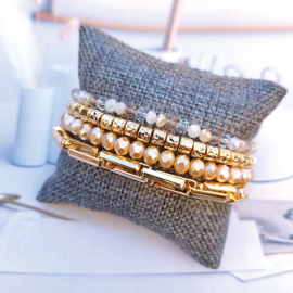 Biba metalen armband goud