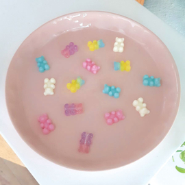 Resin kraal gummy bear geel