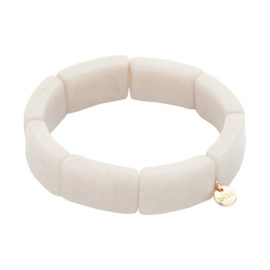Biba Resin Armband Wit - 55301