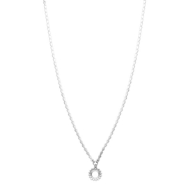 Biba ketting flower zilver