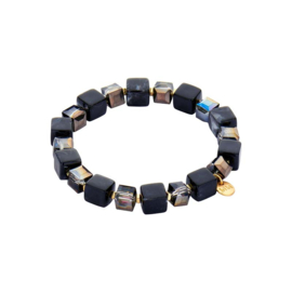 Biba armband zwart - 55056MIX05