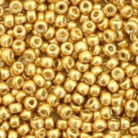 Miyuki rocailles 3mm 8/0 goud (4 gram)