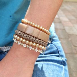 Biba Resin Armband Bruin - 55301