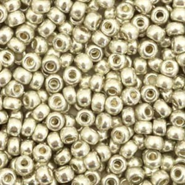 Miyuki rocailles 3mm 8/0 zilver (5 gram)