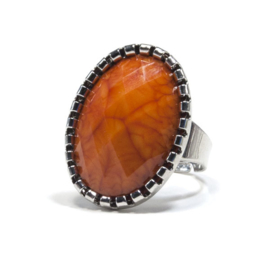 Trendy ring ovaal