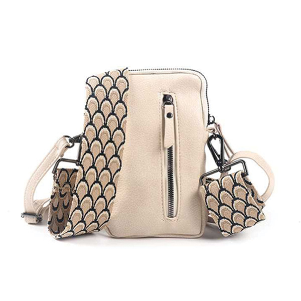Crossbody Telefoontasje Dames Beige – Darwin