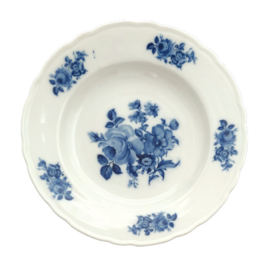 Wandbord bloemen blauw