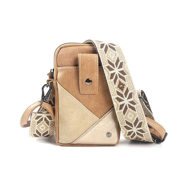 Crossbody Telefoontasje Dames Bruin – Darwin