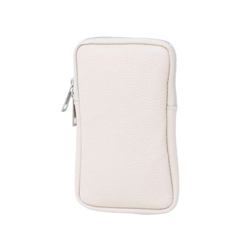 Leren Telefoontasje Beige - Give Me Some Space