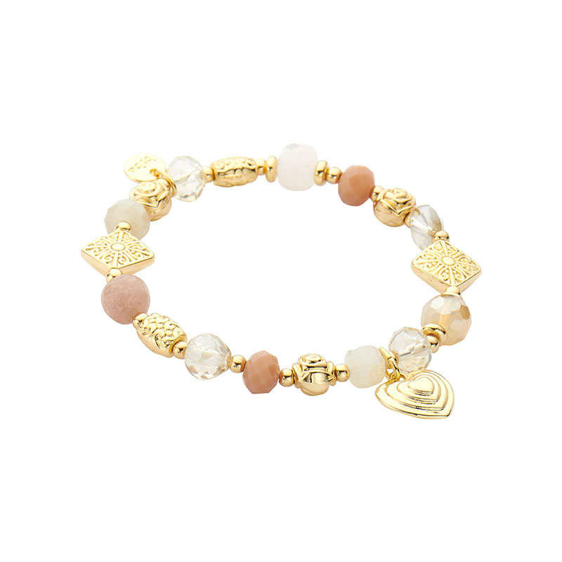 Biba Armband Beige en Goud - 55328
