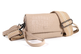 Schoudertasje Taupe - Bussum