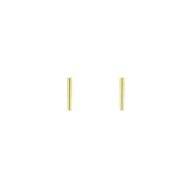 Oorbellen / oorstekers mini bar goud