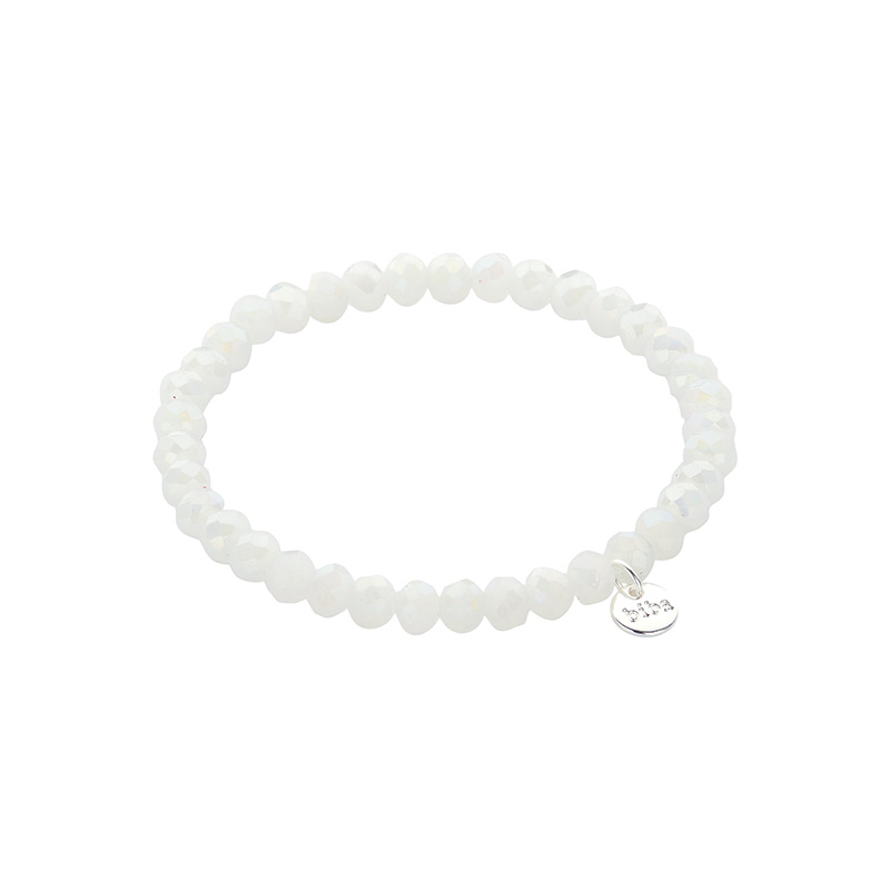 Biba Armband Wit - PN492-6mm