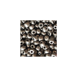 Rocailles 4mm 6/0 steel grey