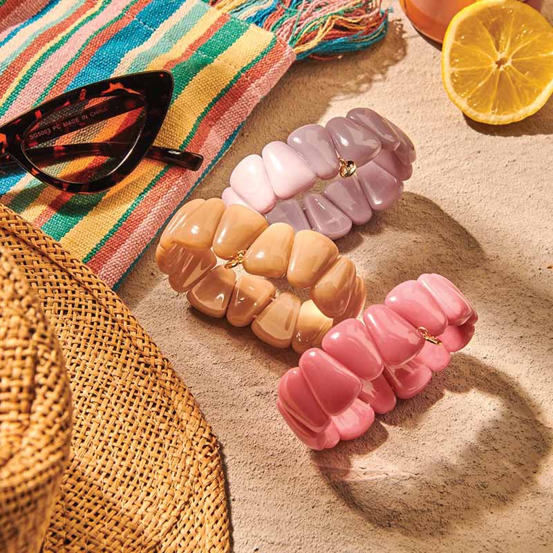 Brede Biba Armband Roze – 55299