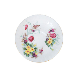Royal Albert bordje bloemen geel