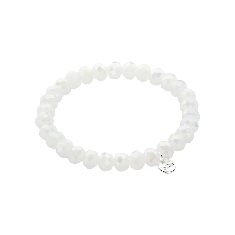 Biba Armband Wit - PN492-8mm