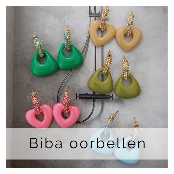 Bestel bij Chalicious de allermooiste Biba oorbellen.
