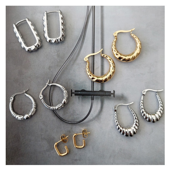 Shop de mooiste dames sieraden onder 5 euro bij Chalicious. Stainless steel oorbellen shop je al vanaf € 4,95.