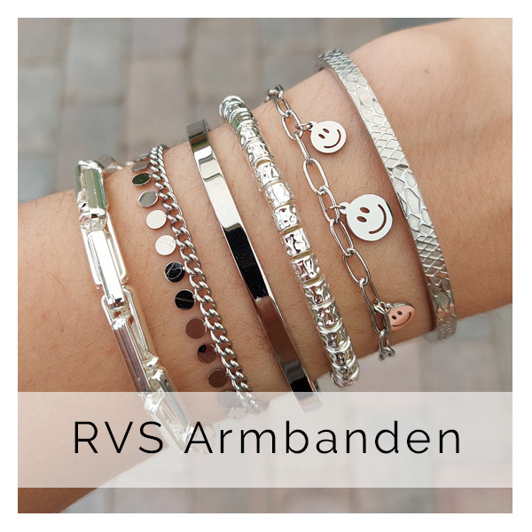 RVS | Stainless steel armbanden shop je bij Chalicious.