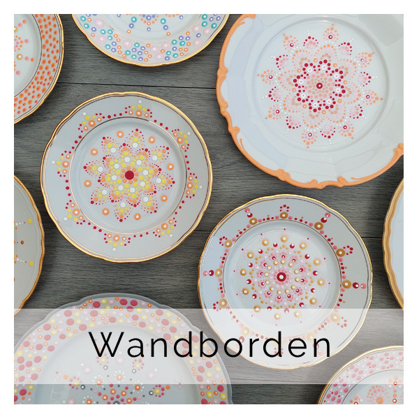 Handgemaakte ronde wandborden shop je bij Chalicious.
