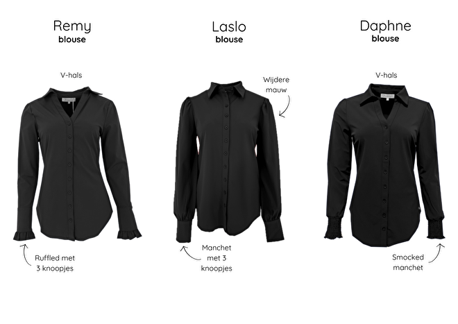 Travelstof blouses