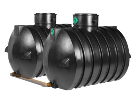 Watertanks gekoppeld