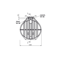 Watertank - Inclusief lip afdichting - 12500 L