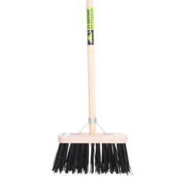 Bezem FSC Zwart PPN - 29 cm - Met Steel 150 cm
