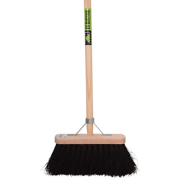 Bezem FSC Colombo Zwart - 29 cm - Met Steel 150 cm