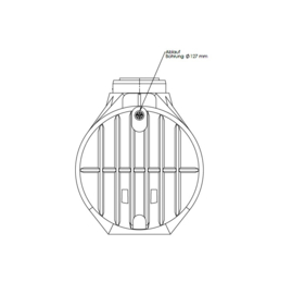 Watertank - Inclusief filter en overstort - 5300 L