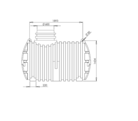 Watertank - 3300 L