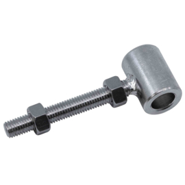 Draadstang 90 mm verstelbaar voor poortframe - RVS