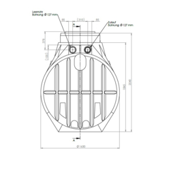 Watertank - Inclusief filter en overstort - 4000 L