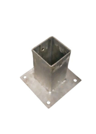 Paalhouder plaat 91 mm