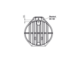 Watertank - Inclusief lip afdichting - 12500 L
