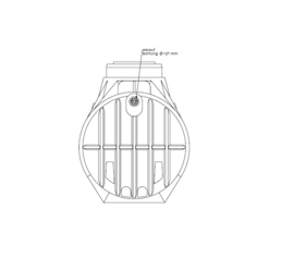 Watertank - Inclusief korffilter - 4000 L