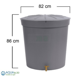 Lanzarote regenton 300 ltr antraciet
