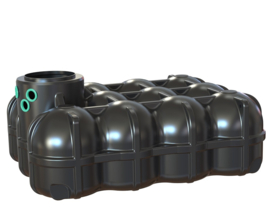 Watertank plat - 5000 L - Incl. gat afdichting