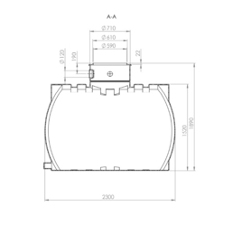 Watertank - 4000 L