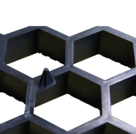 Grasplaten 120x80 cm - zwart