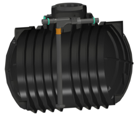 Watertank - Inclusief wisselstroomfilter en instroom demper - 7000 L
