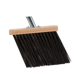 Goot-/Schuine Bezem Nylon Zwart - 28 cm