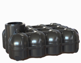 Watertank plat - 5000 L