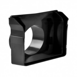 Eindstuk design lijngoot (100x50 mm) - Met uitloop